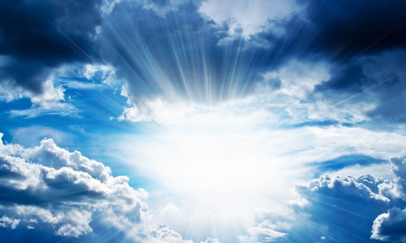 Zon en wolken