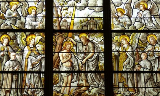 Stained glass window