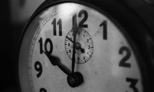 Clock with numbers