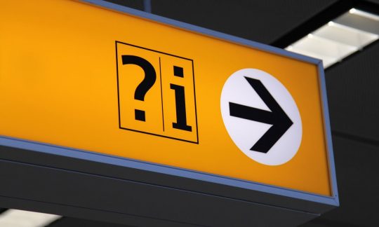 Airport sign