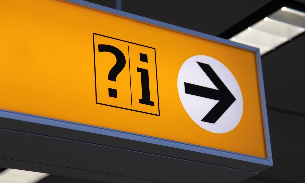 Airport sign