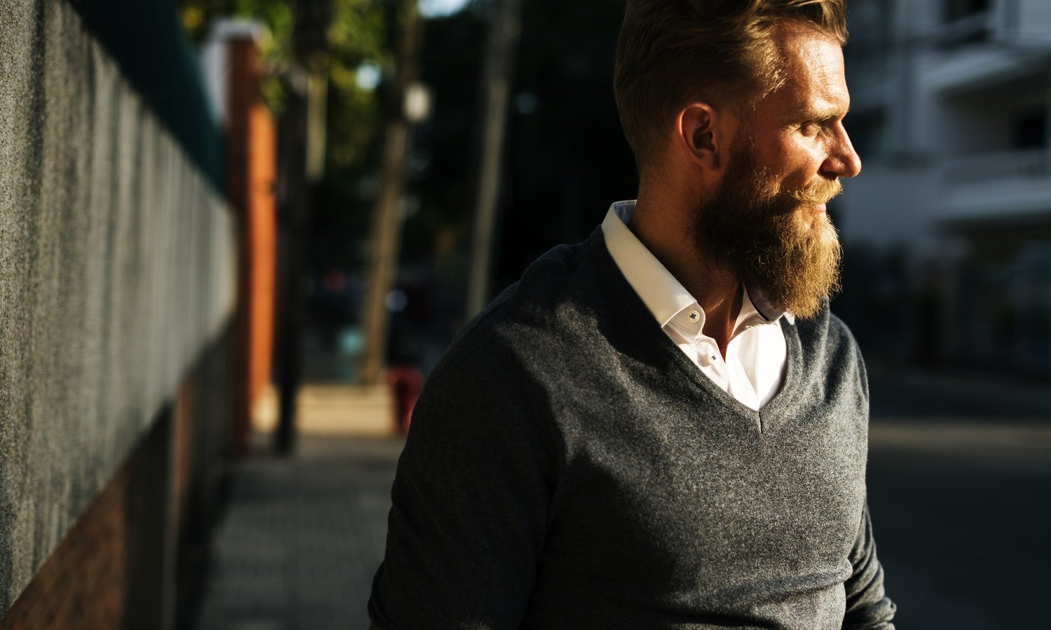 Untrimmed beard