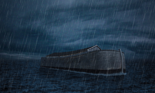 noahs-ark-floating-on-sea