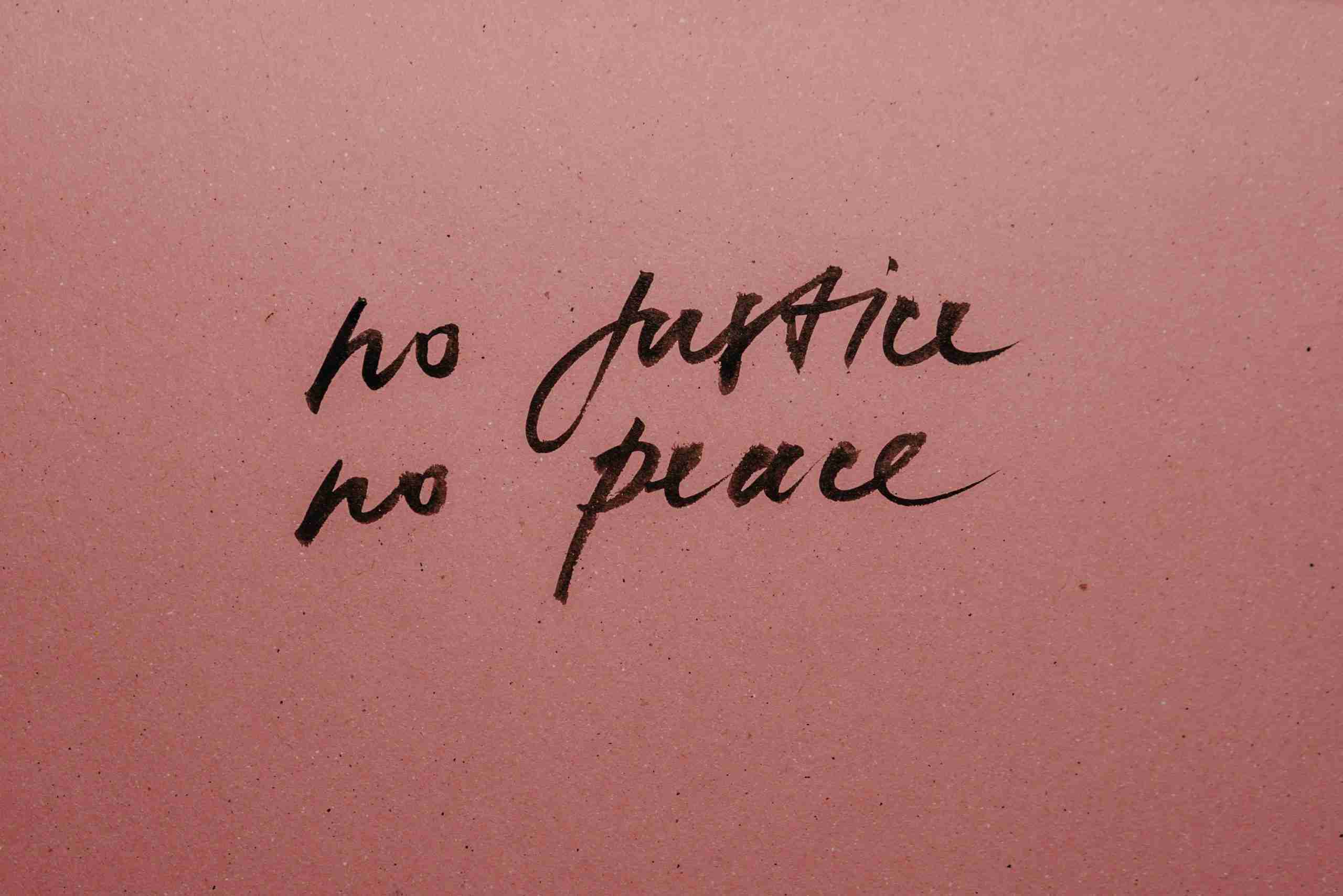 no-justice-no-peace-hand-lettering