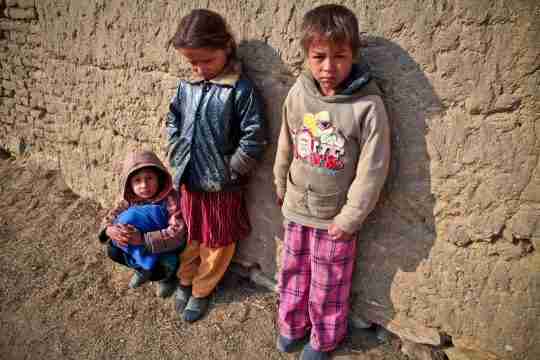 children-poor-mud-village-kids