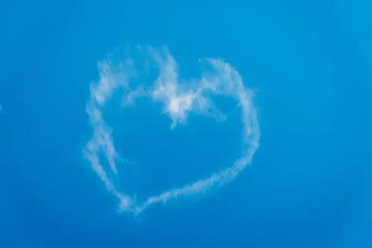 hart in lucht